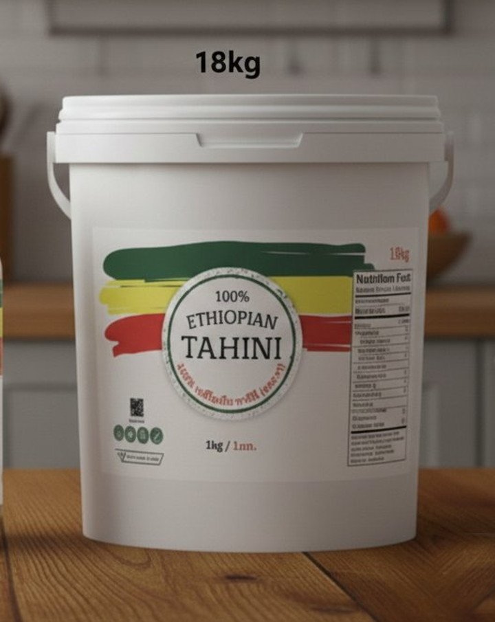 18 kg food-service bucket of Ethiopian Tahini