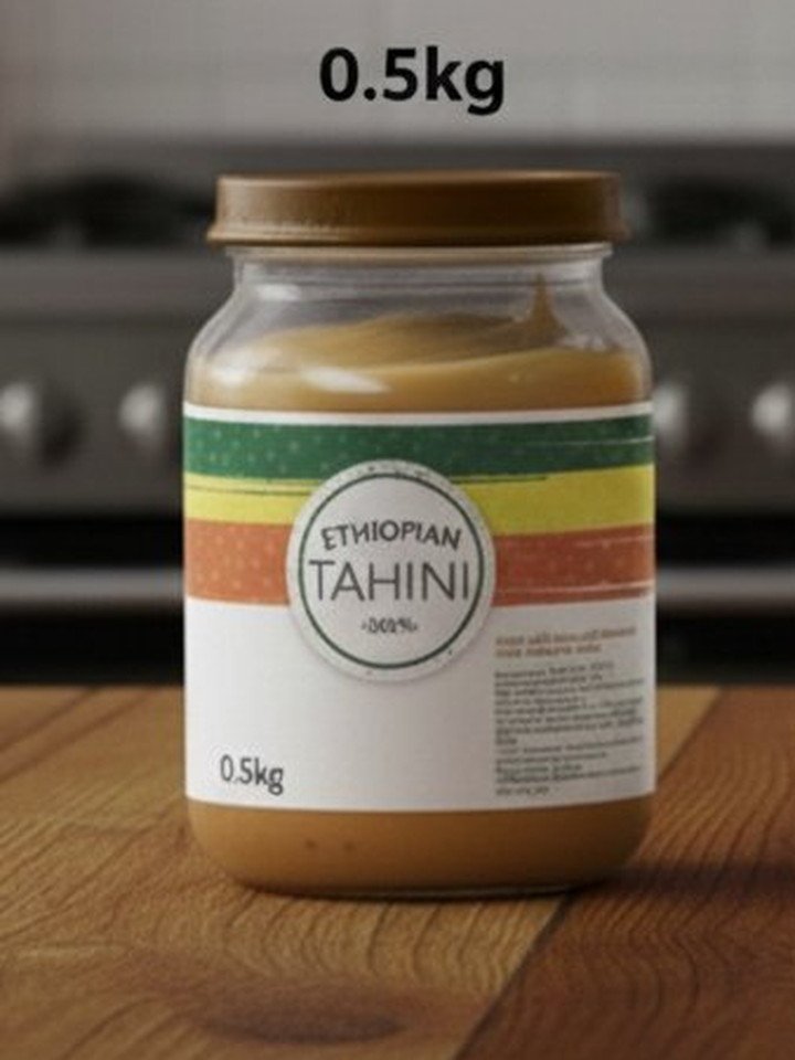 500 g jar of Ethiopian Tahini